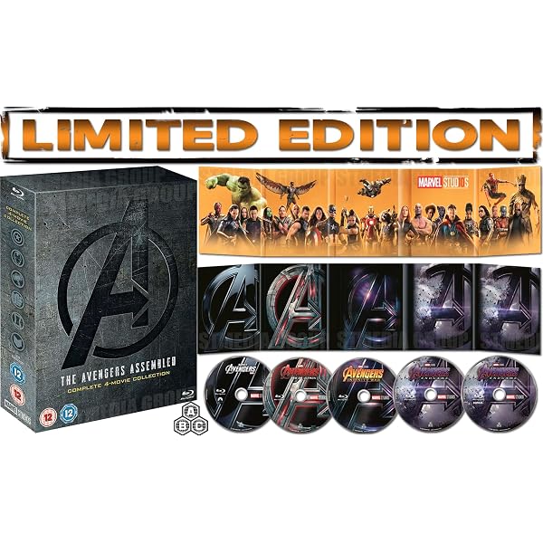 Amazon.com: Avengers 1-4 Complete Boxset [DVD] [2019] : Robert